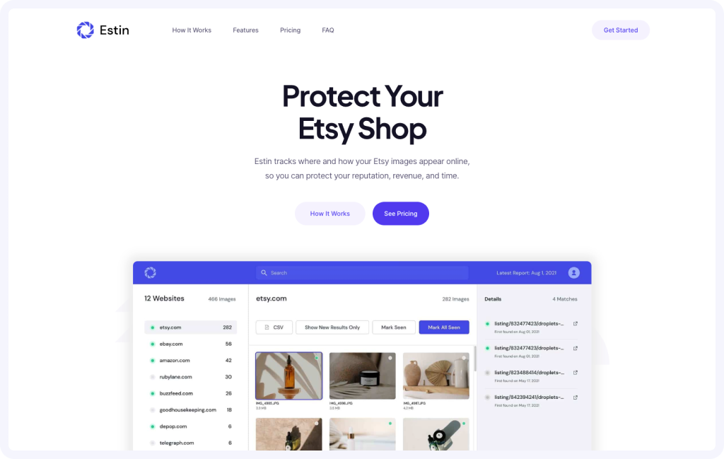 Etsy image tracking software for sellers